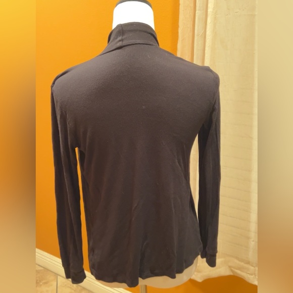 INC International Concepts | Women’s Black Cardigan Sweater Top Drape Small - Picture 6 of 6